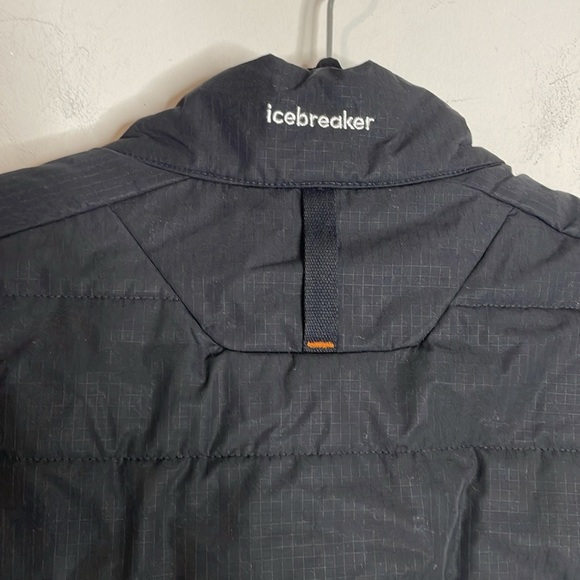 Icebreaker | Men's Black & Grey Merinoloft Full Zip Wool Insulated Vest M NWT - Picture 8 of 9